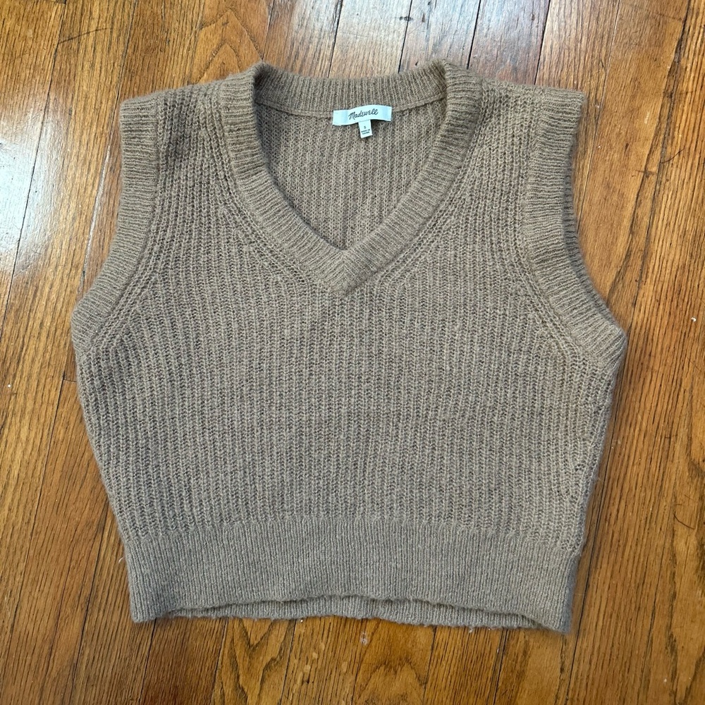 Madewell Brown Sweater Vest